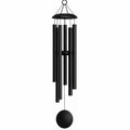 Campana de Viento Grande Negra para Exterior e Interior
