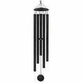 Campana de Viento Negra para Exterior, 6 Tubos, 100 cm