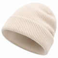 Gorro de Punto Beige para Invierno Unisex
