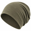 Gorro Beanie Unisex Verde Oliva Ajustado y Elegante