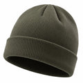 Gorro Acanalado Verde Oliva para Invierno