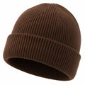 Gorro de Punto Unisex de Invierno Marrón