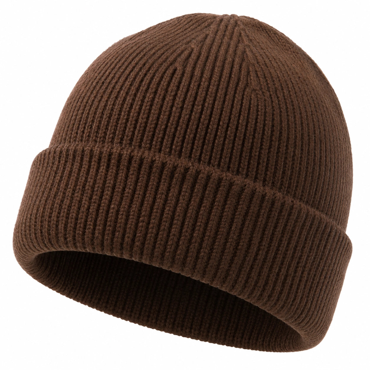Gorro de Punto Unisex de Invierno Marrón