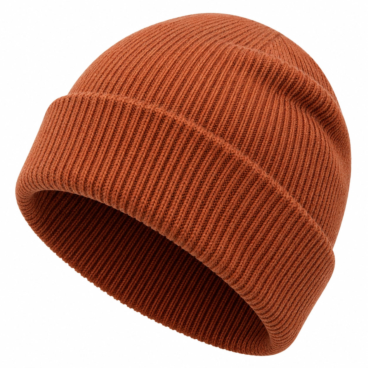Gorro de Punto para Invierno Naranja