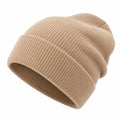 Gorro de Punto Beige Unisex para Invierno