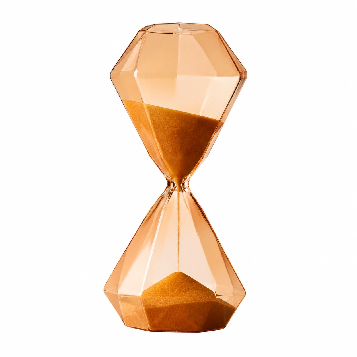 Reloj de arena decorativo ámbar de 30 minutos